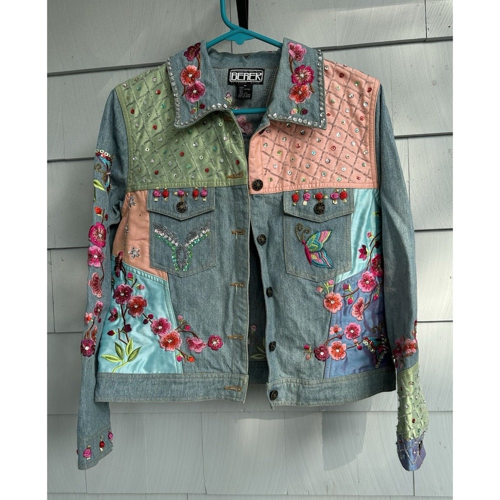 Collective Works of Berer by Takako Sakon Denim Jacket Size Medium Y2K